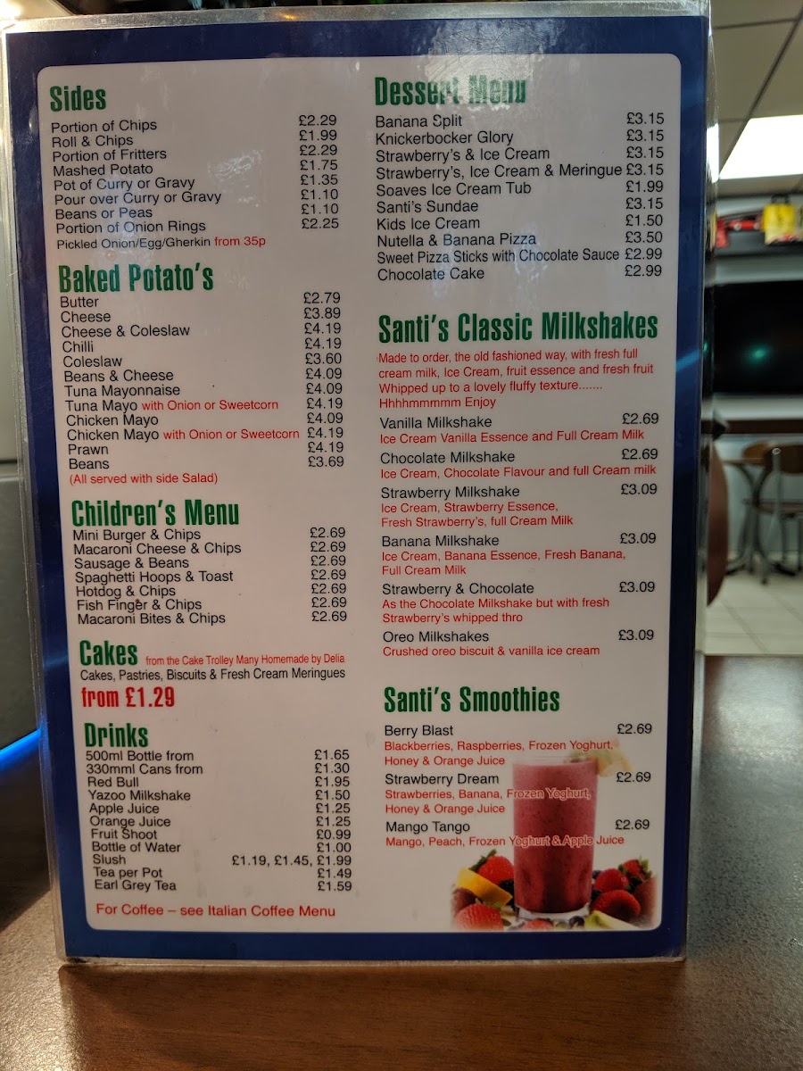 Menu - Danis Diner photo 1